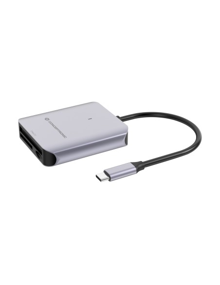 BIAN09G lector de tarjeta USB 3.2 Gen 2 Type-C Gris
