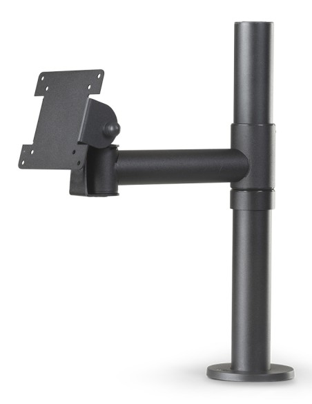 SpacePole POS SPV1104-FX-02 accesorio para terminal de punto de venta Negro Metal 12 kg 75 x 75 mm 100 x 100 mm