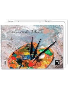 PACSA BLOC DIBUJO ESPIRAL 20 HOJAS 90 GR. RECUADRO 230X330 MM -10U-