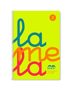 CUADERNO FOLIO PLASTIC RAYADO 2,5 MM 80 HOJAS 90 GRS COLORES SURTIDOS LAMELA 7FTP002S