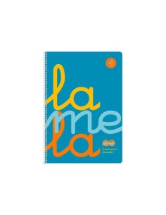 Cuaderno polipropileno formato Folio cuadrícula 4x4 80 hojas 90g colores surtidos 7FTP004S