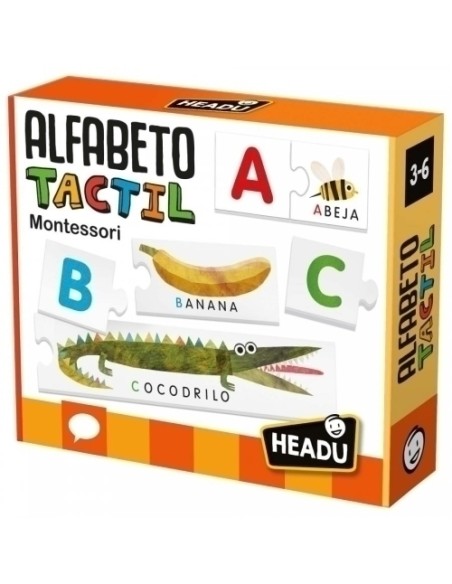 JUEGO EDUCATIVO HEADU ALFABETO TACTIL