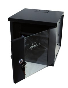 SH6309 9U Bastidor de pared Negro