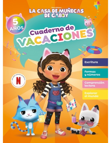 La casa de munecas de Gabby Cuaderno de vacaciones 5 anos
