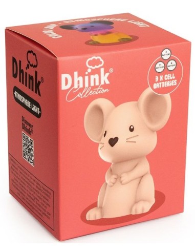 LUZ DE NOCHE MINI DHINK RATON PILAS LR44