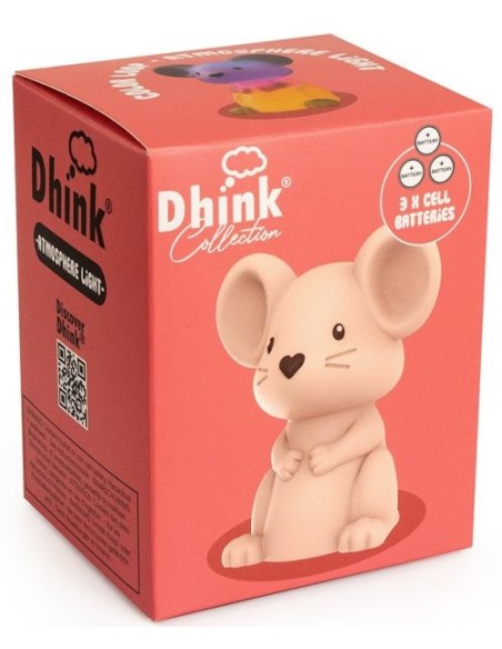 LUZ DE NOCHE MINI DHINK RATON PILAS LR44