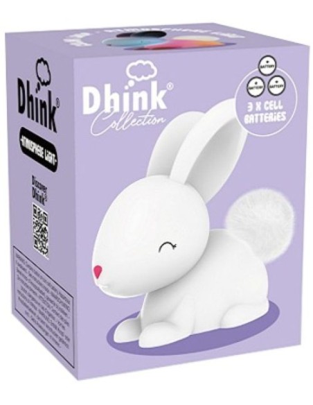 LUZ DE NOCHE MINI DHINK CONEJO PILAS LR44