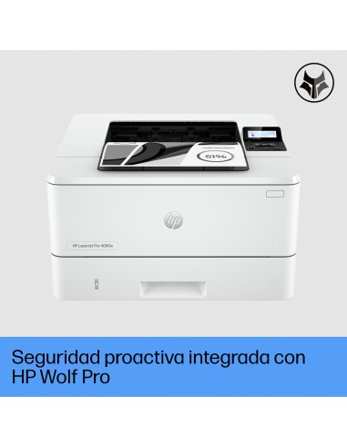 LaserJet Pro Impresora 4002dw, Blanco y negro, Impresora para Pequeñas y medianas empresas, Estampado, Impresión a doble cara  