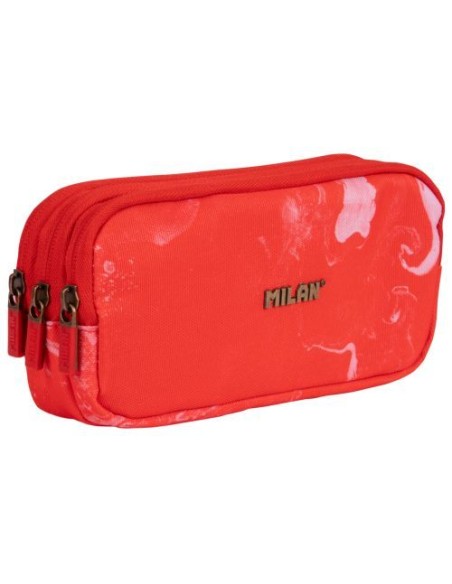 PORTATODO TRIPLE SERIE LAVA ROJO 22X11X65CM