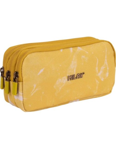 PORTATODO TRIPLE SERIE LAVA AMARILLO 22X11X65CM