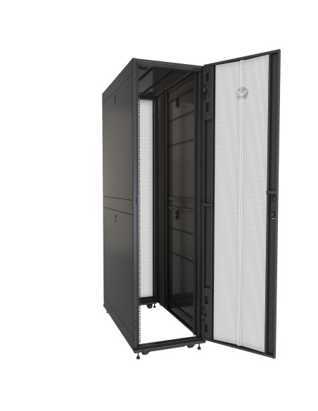VR3307 armario rack 48U Rack o bastidor independiente Negro, Transparente