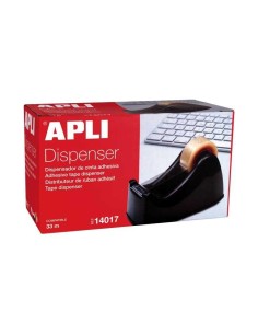 PORTAROLLOS CINTA ADHESIVA APLI 33M 14017