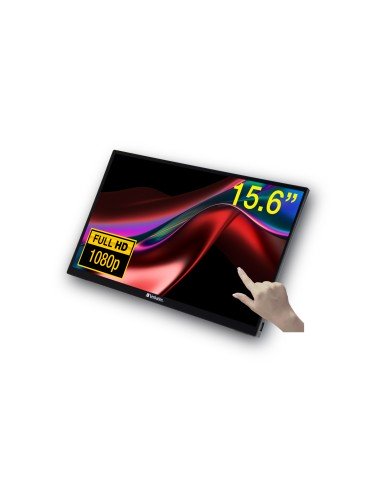 49592 pantalla para PC 39,6 cm (15.6") 1920 x 1080 Pixeles Full HD LCD Pantalla táctil Negro