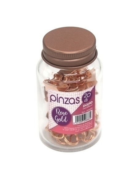 DOHE-ROSE GOLDEN PINZA ABAT. 19 mm.B/20 - Pack de 6 unidades
