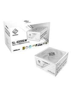 SL-1000GW Steel Legend unidad de fuente de alimentación 1000 W 20+4 pin ATX ATX Blanco