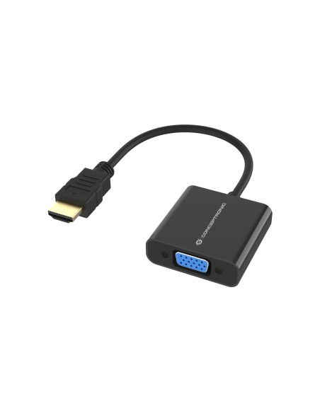 ABBY20B adaptador de cable de vídeo 0,25 m HDMI tipo A (Estándar) VGA (D-Sub) Negro