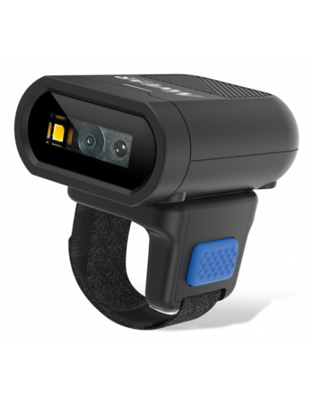 WD4 Ring Scanner Lector de códigos de barras manos libres 1D/2D LED Negro