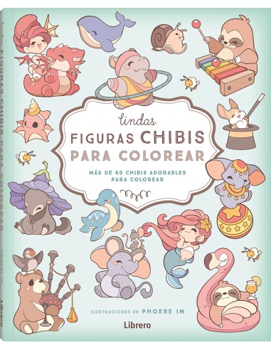 LINDAS FIGURAS CHIBI PARA COLOREAR