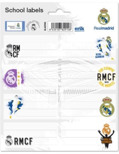 ETIQUETAS ADHESIVAS REAL MADRID
