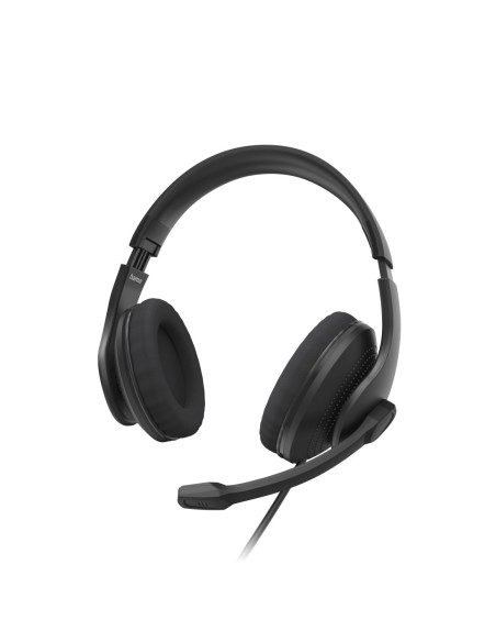 HS-USB300 V2 Auriculares Alámbrico Diadema Oficina/Centro de llamadas USB tipo A Negro
