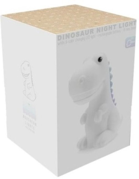 LAMPARA DE NOCHE DINOSAURIO SILICONA DHINK RECARGABLE