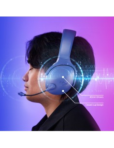 Cloud Jet: auriculares gaming inalámbricos (azul claro)