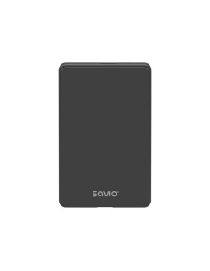 AK-65 caja para disco duro externo Carcasa de disco duro/SSD Negro 2.5"