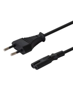 CL-100 cable de transmisión Negro 1,8 m IEC Type E (3.4 mm, 3.1 mm) IEC C7