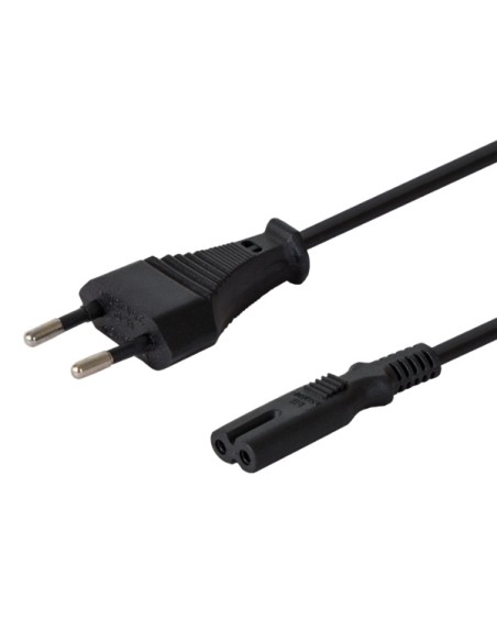 CL-100 cable de transmisión Negro 1,8 m IEC Type E (3.4 mm, 3.1 mm) IEC C7