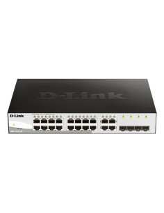 DGS-1210-20 Gestionado L2 Gigabit Ethernet (10/100/1000) 1U Negro