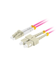 FO-LUSU-MD41-0010-VT Cable de fibra óptica e InfiniBand 1 m LC SC LC/SC Violeta