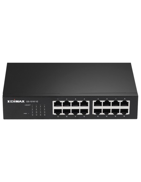 GS-1016 V2 switch Gestionado Gigabit Ethernet (10/100/1000) Negro