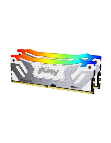 FURY 48GB 8400MT/s DDR5 CL40 CUDIMM (Kit de 2) Renegade RGB Blanco XMP