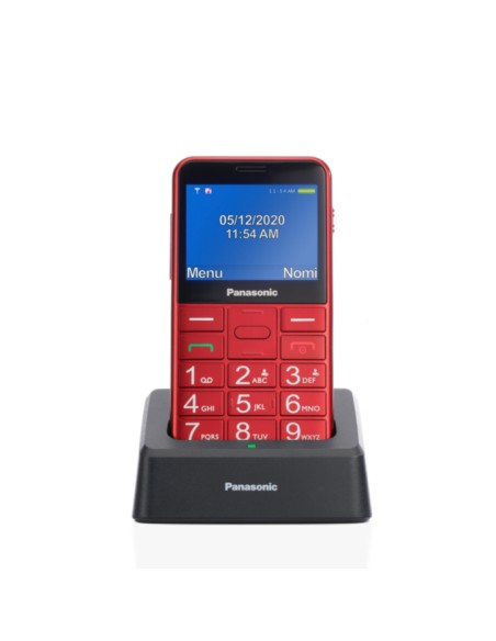 KX-TU155EXRN teléfono móvil 6,1 cm (2.4") 102 g Rojo Teléfono con cámara