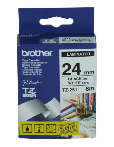 TZ-251 cinta para impresora de etiquetas
