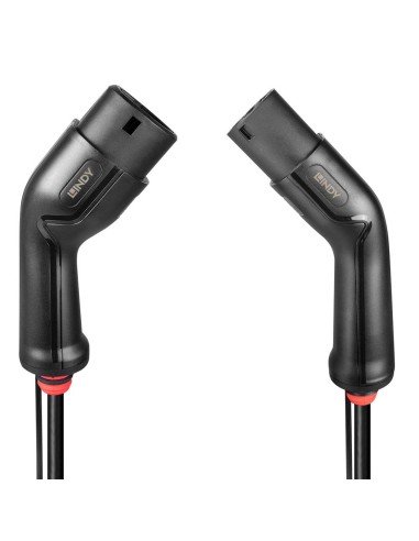 30112 cable de carga para vehículo eléctrico Negro Type 2 Tipo 1 3 5 m