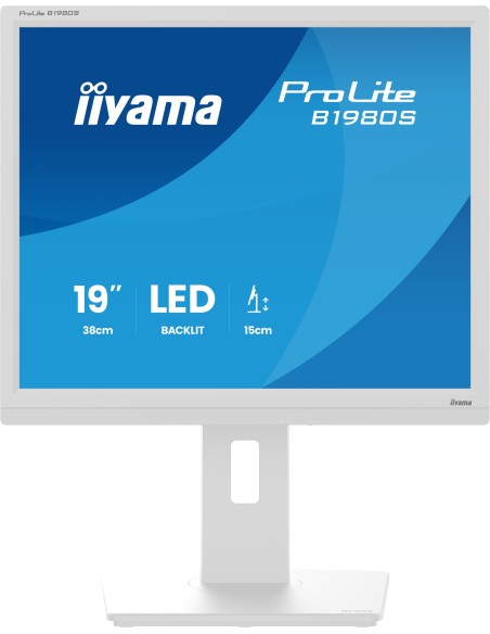 ProLite B1980S-W1 pantalla para PC 48,3 cm (19") 1280 x 1024 Pixeles SVGA LED Blanco