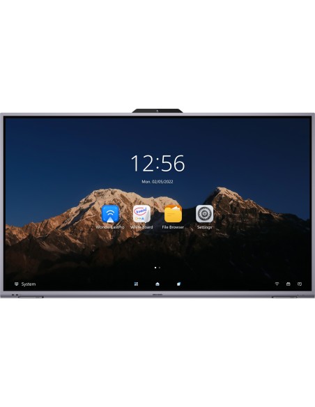 DS-D5B86RB/D pizarra blanca interactiva 2,18 m (86") 3840 x 2160 Pixeles Pantalla táctil Negro, Gris