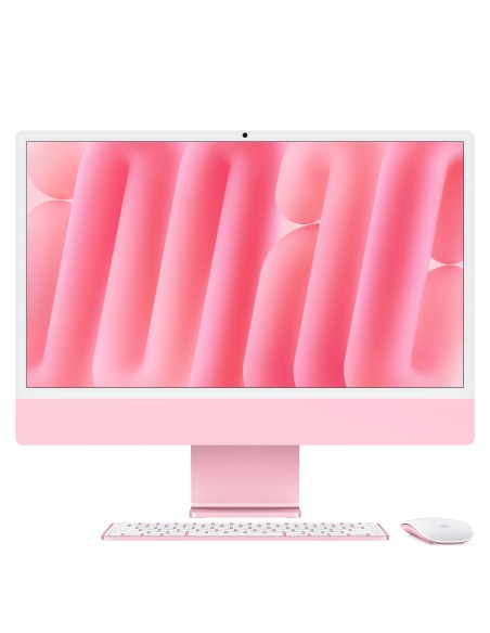 iMac Apple M M4 59,7 cm (23.5") 4480 x 2520 Pixeles PC todo en uno 16 GB 256 GB SSD macOS Sequoia Wi-Fi 6E (802.11ax) Rosa