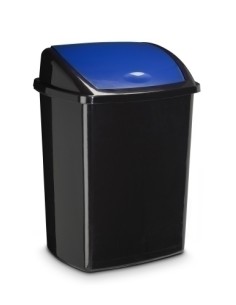 PAPELERA PLASTICO CEP BASC. AZUL 50L