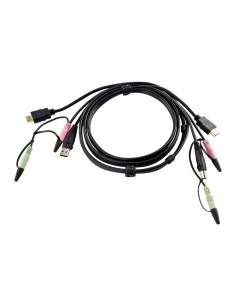 Cable KVM HDMI USB con audio de 1,8 m