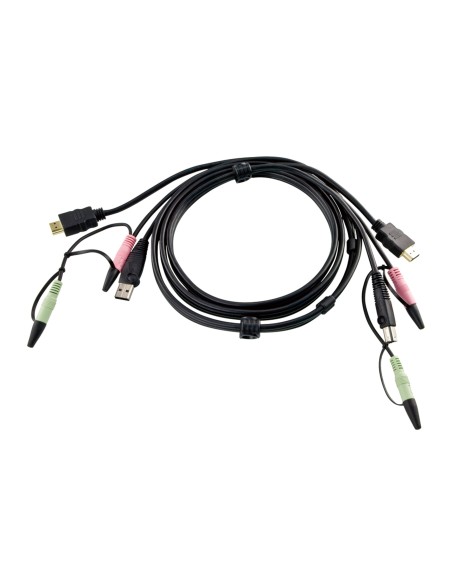 Cable KVM HDMI USB con audio de 1,8 m