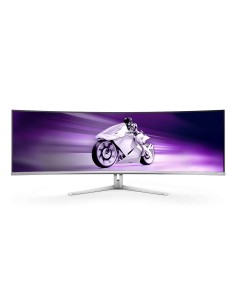 Evnia 8000 49M2C8900L/00 pantalla para PC 124,2 cm (48.9") 5120 x 1440 Pixeles Dual QHD QD-OLED Blanco