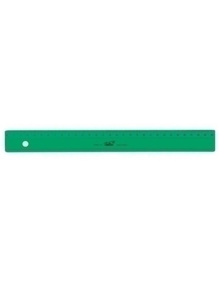 REGLA SAFTA 30 CENTIMETROS VERDE