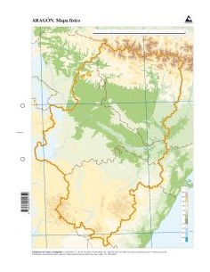 Paq 50 mapas aragon fisico mudos