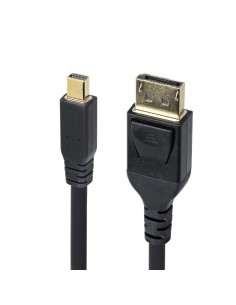 Cable Mini DisplayPort a DisplayPort 1.4 de 3m - 8K 60Hz - HBR3 - Adaptador MiniDP a DisplayPort - UHD 4K 120Hz - mDP a DP - Cab