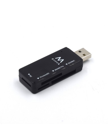 EW1049 lector de tarjeta USB 2.0 Negro