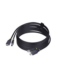 Cable KVM HDMI y USB 3.0 5Gbps de 3m - 4K 60Hz - Cable Combo HDMI 2.0 y USB para Switch Conmutador KVM