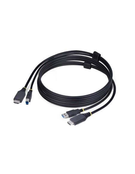 Cable KVM HDMI y USB 3.0 5Gbps de 1,8m - 4K 60Hz - Cable Combo HDMI 2.0 y USB para Switch Conmutador KVM