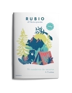 CUADERNO RUBIO A4 VERANO 4-5 - Pack de 5 unidades